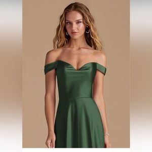 Azazie Jackalin Eucalyptus Green Bridesmaids Dress
